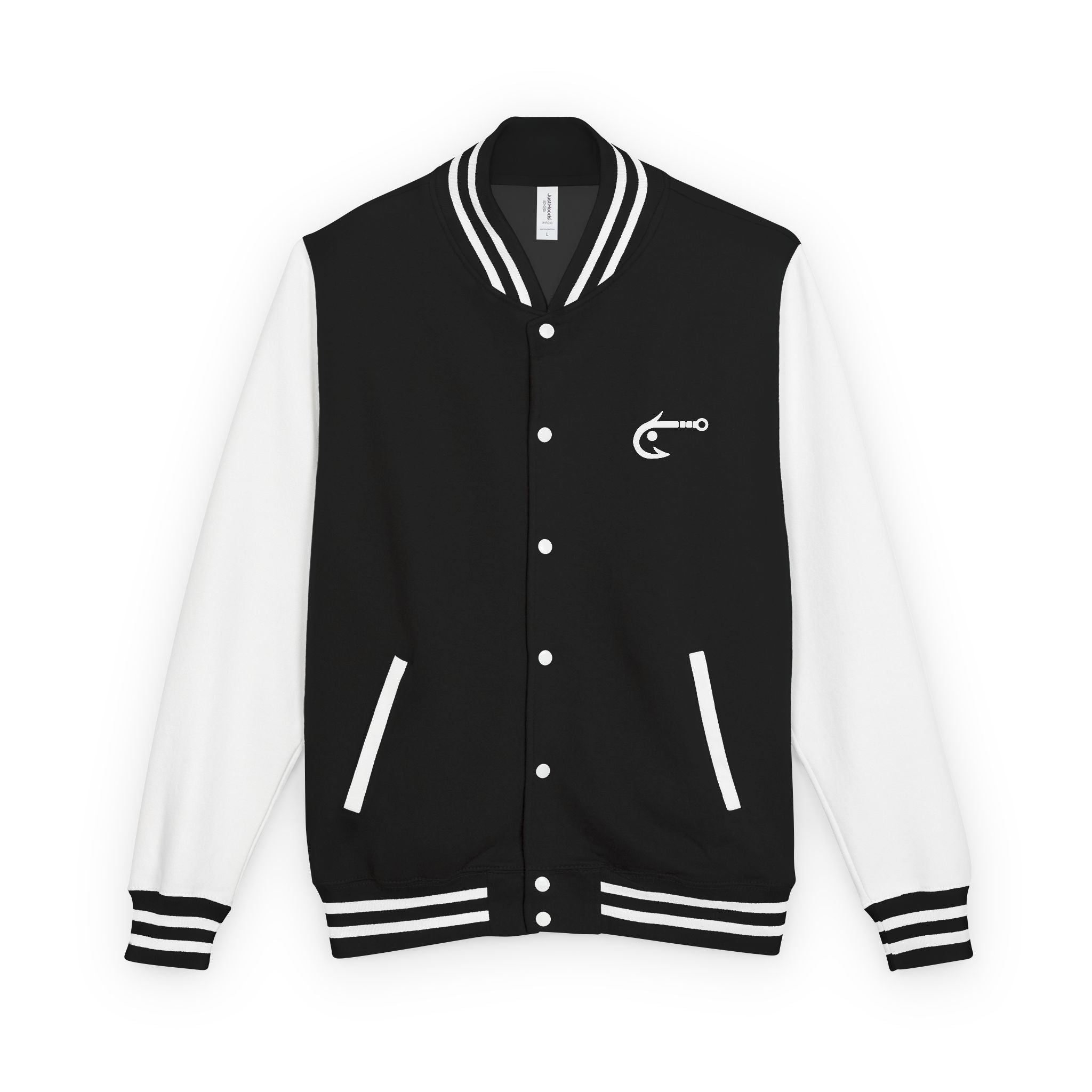 Hook Fishing Letterman Jacket | Red White varsity jacket