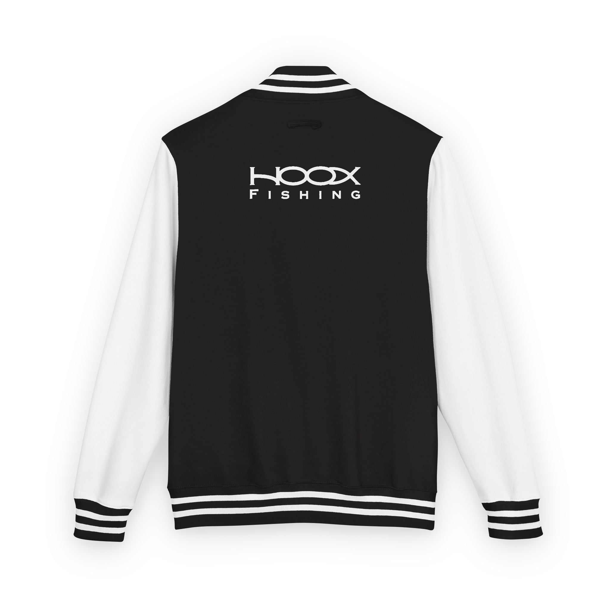 Hook Fishing Letterman Jacket | Red White varsity jacket