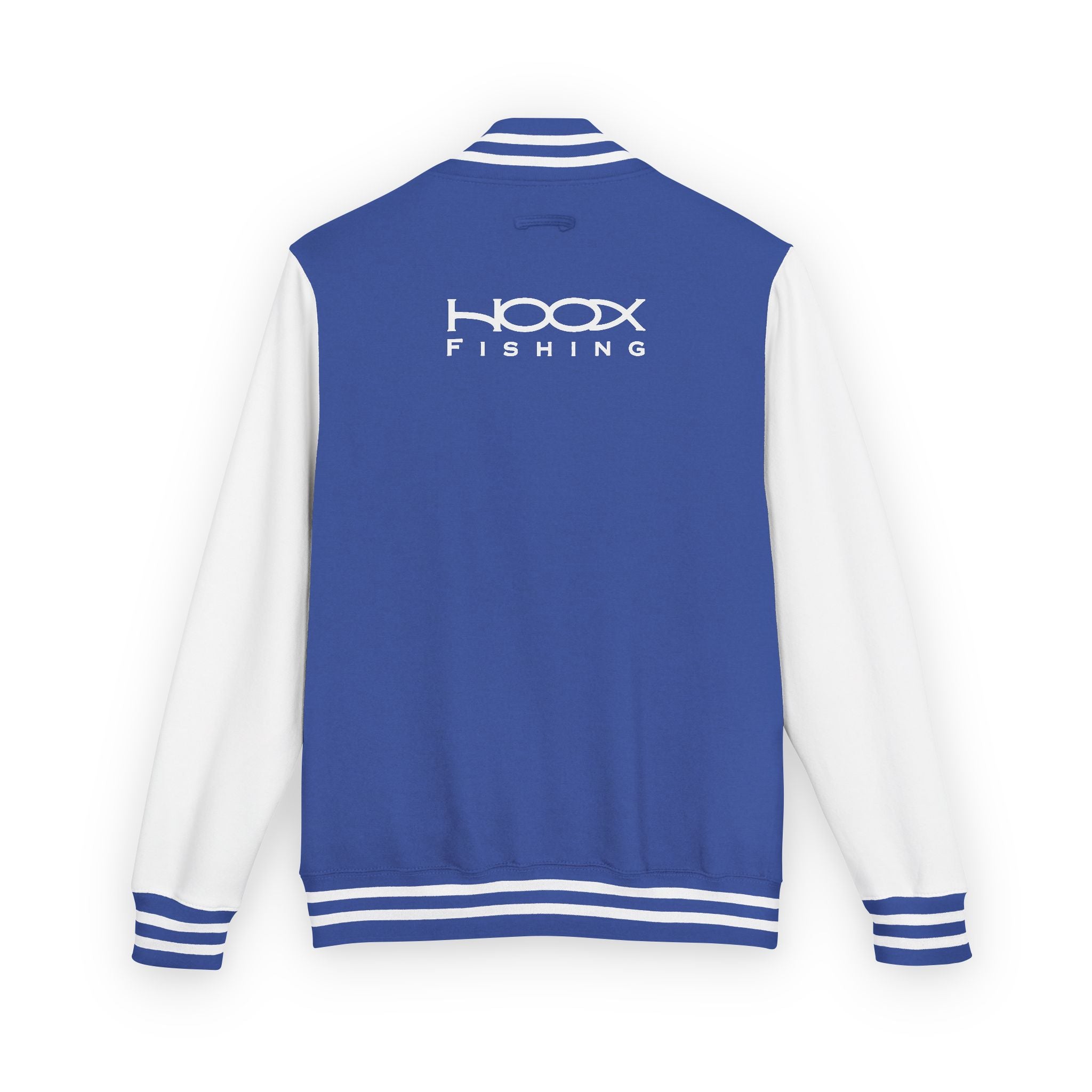Hook Fishing Letterman Jacket | Red White varsity jacket