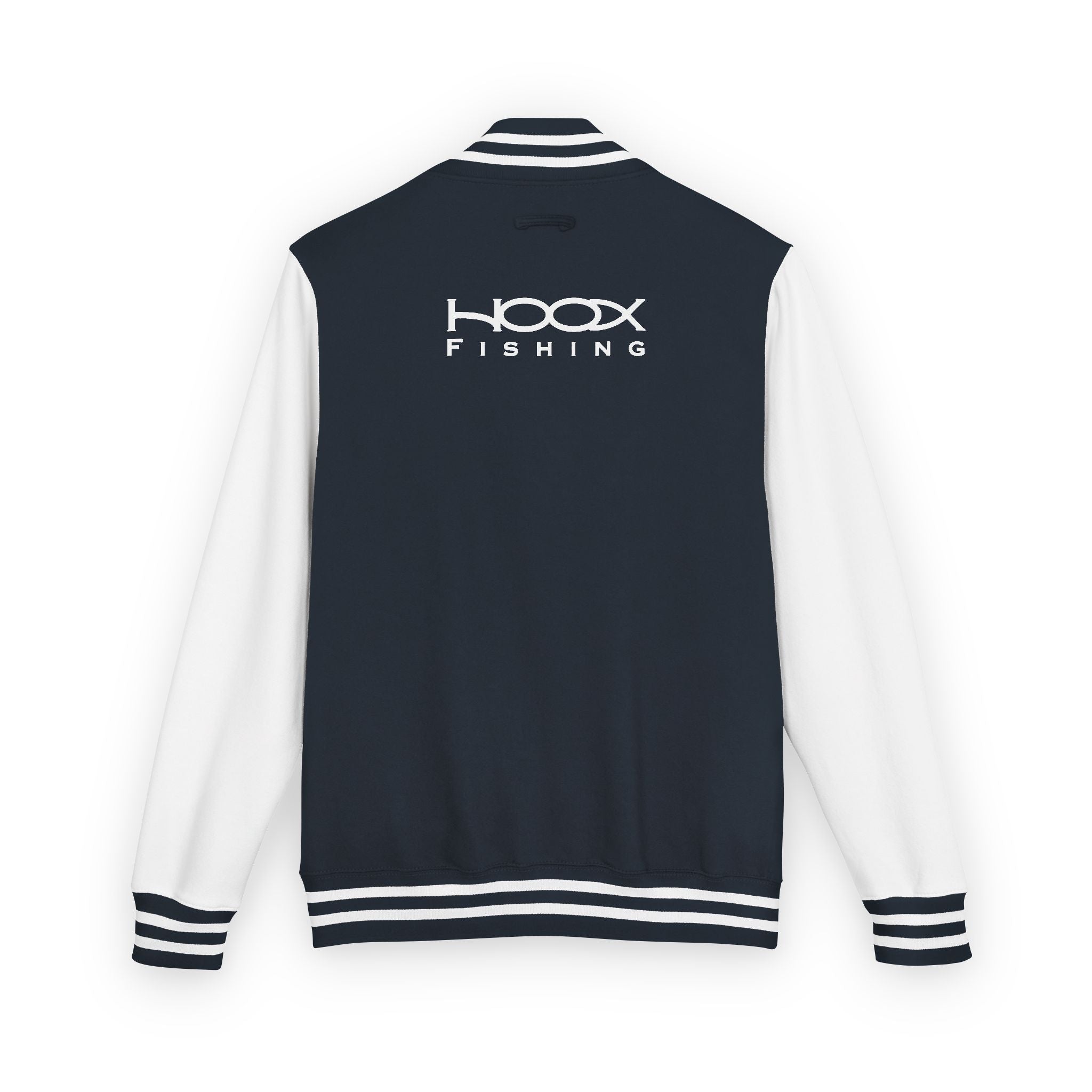 Hook Fishing Letterman Jacket | Red White varsity jacket
