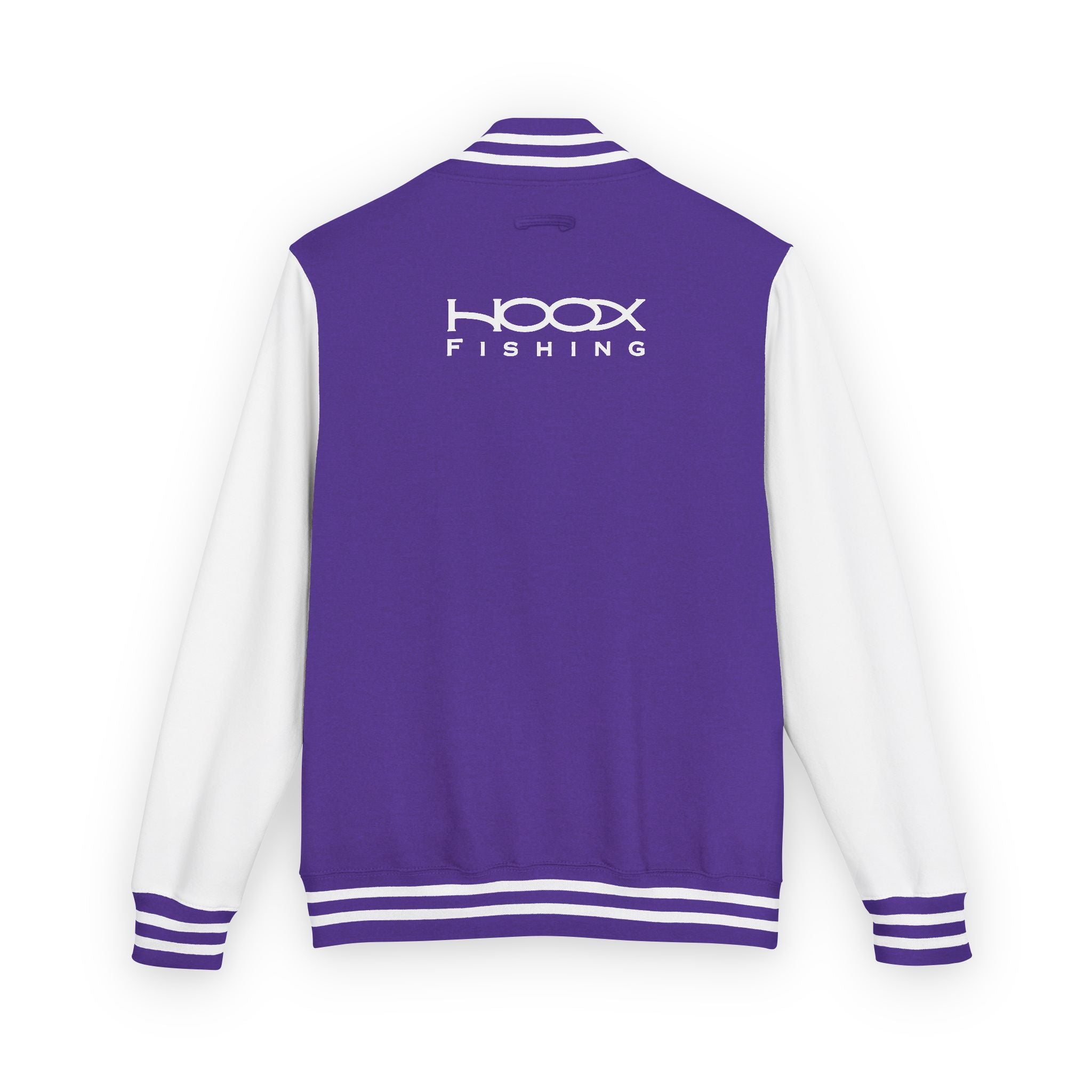 Hook Fishing Letterman Jacket | Red White varsity jacket