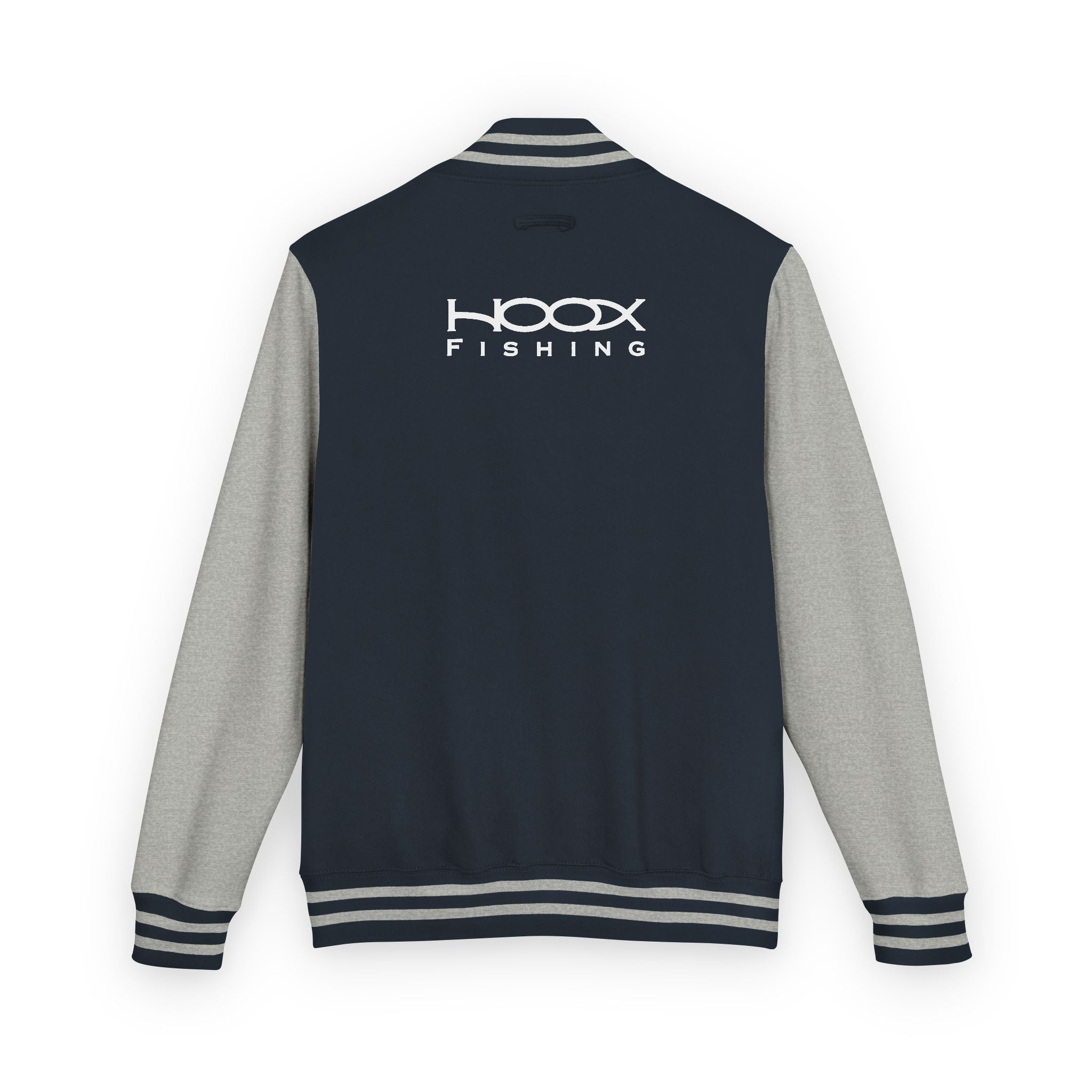 Hook Fishing Letterman Jacket | Red White varsity jacket