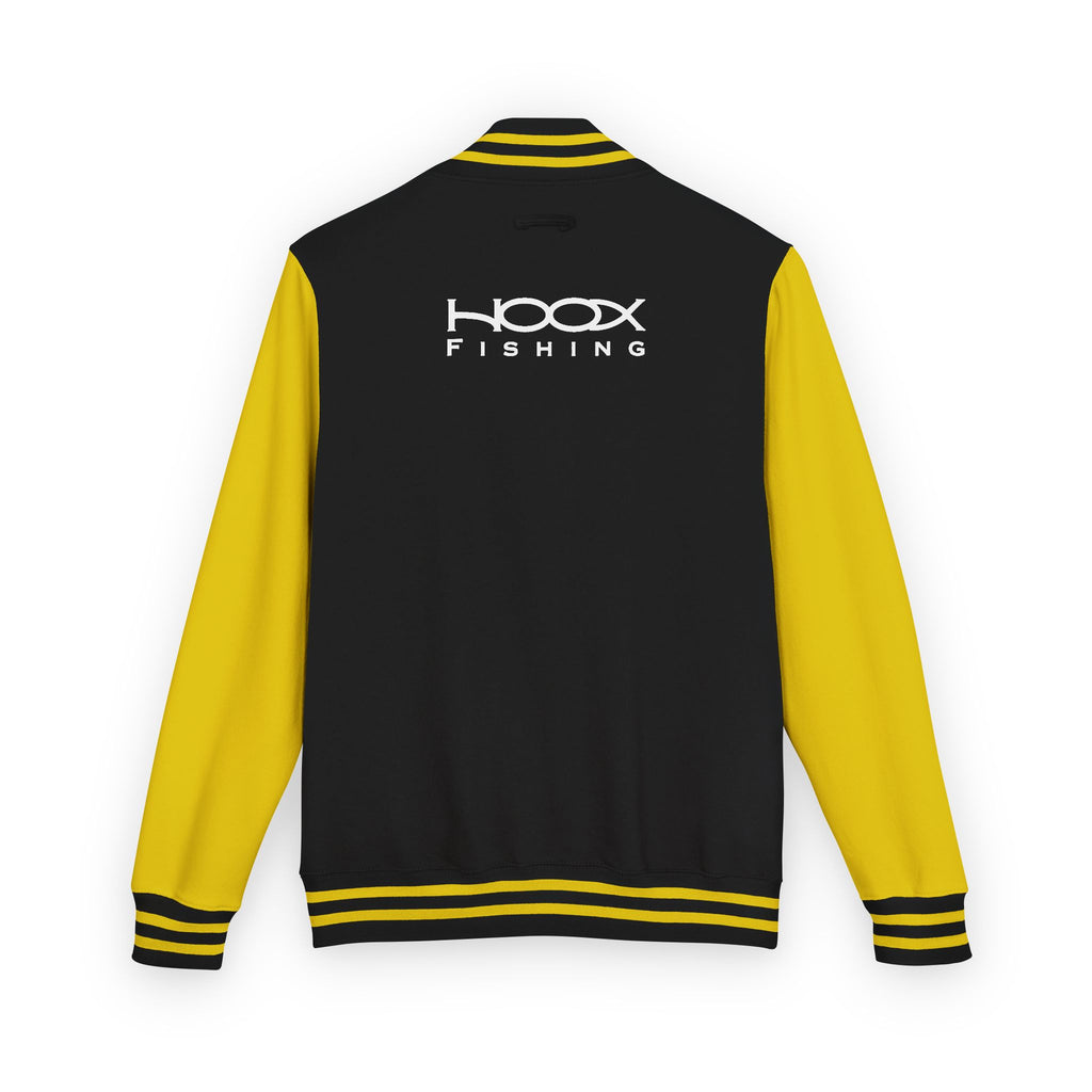 Hook Fishing Letterman Jacket | Red White varsity jacket